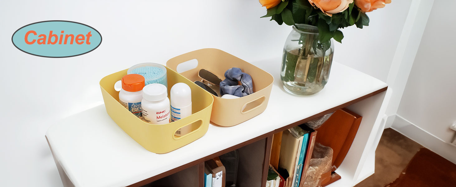 such as craft accessories, cupboard organiser, bathroom storage toiletries, makeup, pantry goods