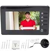 Wisoqu Smart Peephole Doorbell Cameras, Digital Peephole Viewer Video Doorbell Cameras, 4.3inch I...