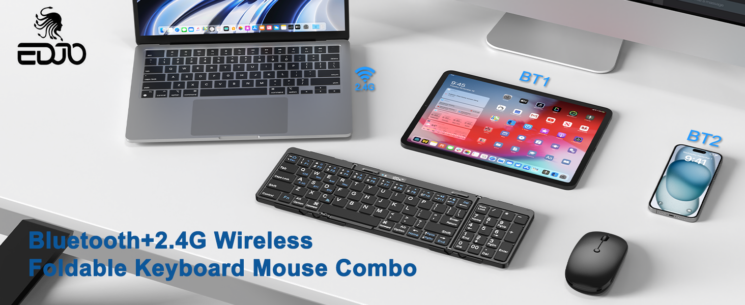 Bluetooth 2.4G wireless keyboard and mouse