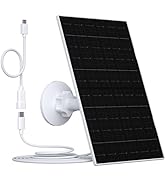Zivif 7W Solar Panel for Security Camera, USB Solar Panel Compatible with Eufycam 2C/2C Pro/2/2 P...