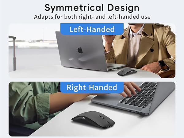 Bluetooth Arc Travel Mouse BT &amp; USB Wireless Dual Mode Silent Computer Mice