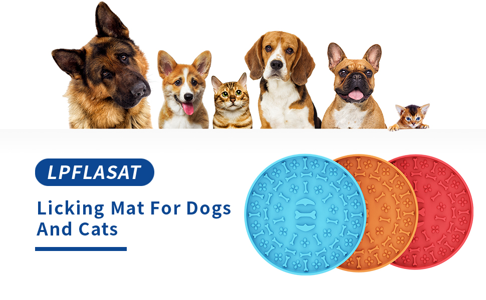 LPFLASAT Licking Mat For Dogs And Cats