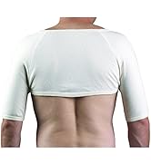 OTC Shoulder Warmer Angora Arthritis Relief, White, Large