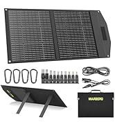 MARBERO 100W Portable Solar Panel 100 Watt Foldable Solar Panel for Power Station, Folding Panel ...