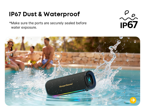 IP67 waterproof speaker for outdoor