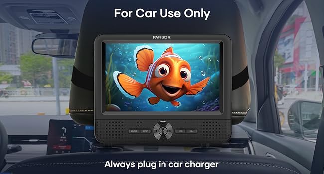 headrest dvd player for car