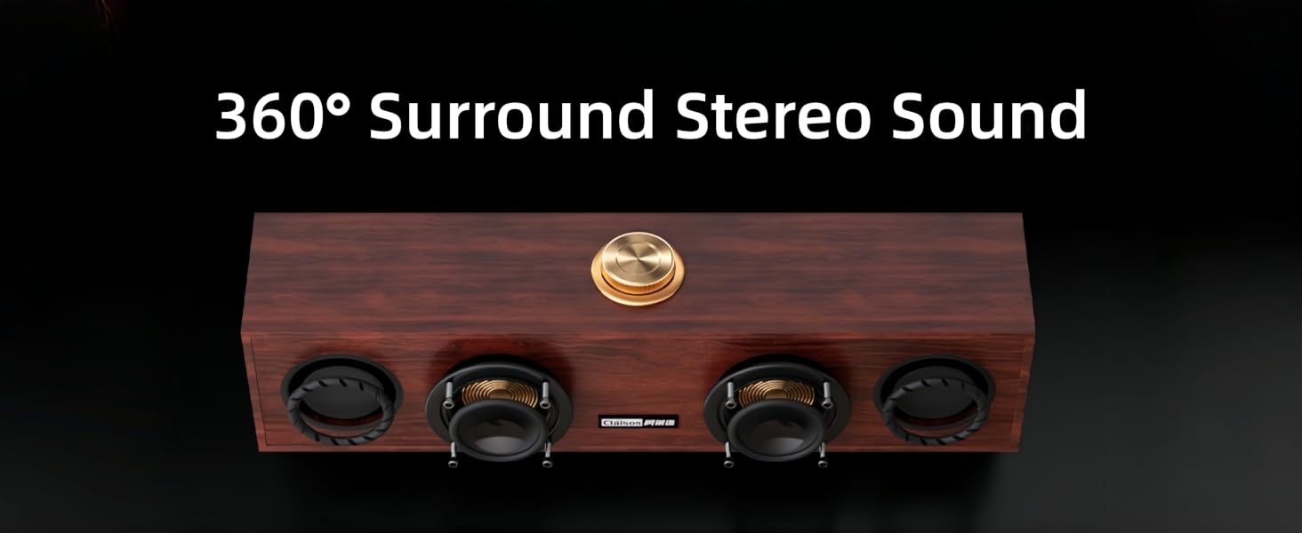 360° surround stereo sound
