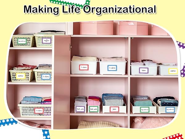 Name Labels for School Office Home
