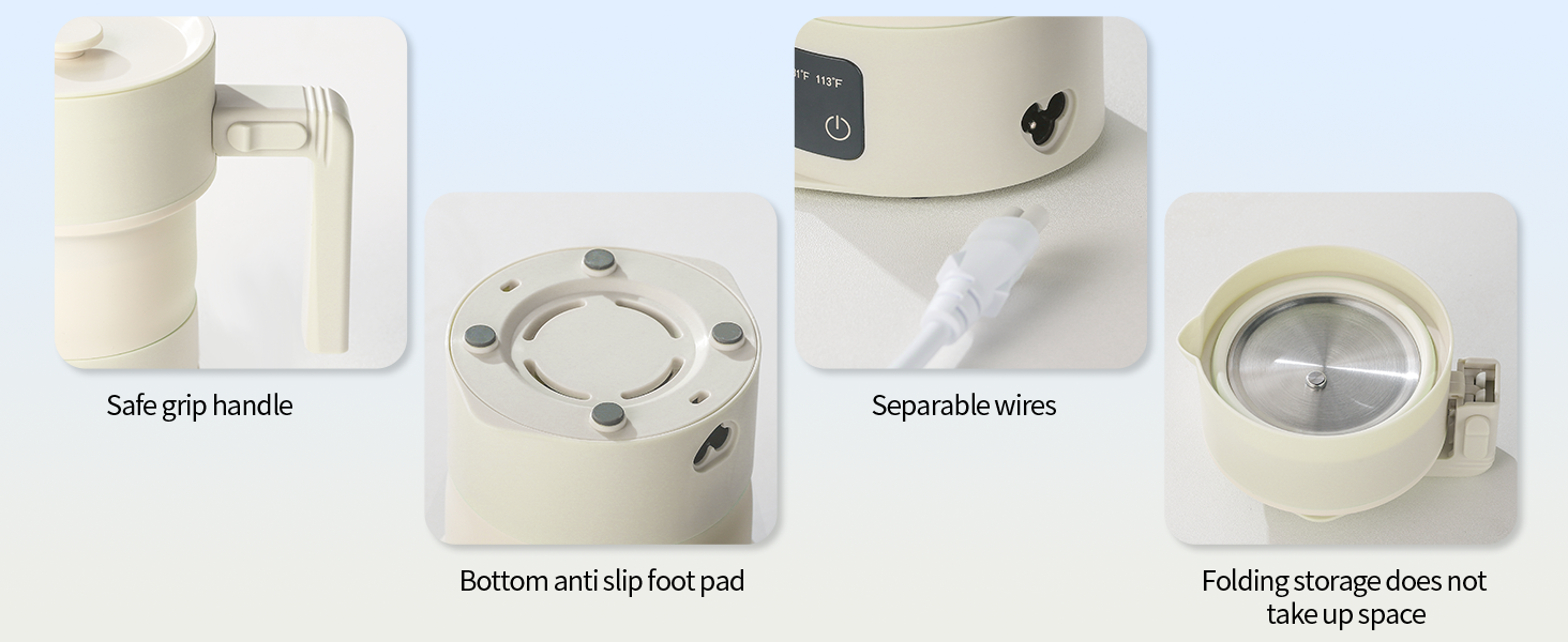 collapsible travel kettles