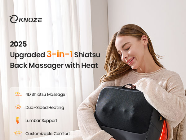 KNQZE back massager with heat