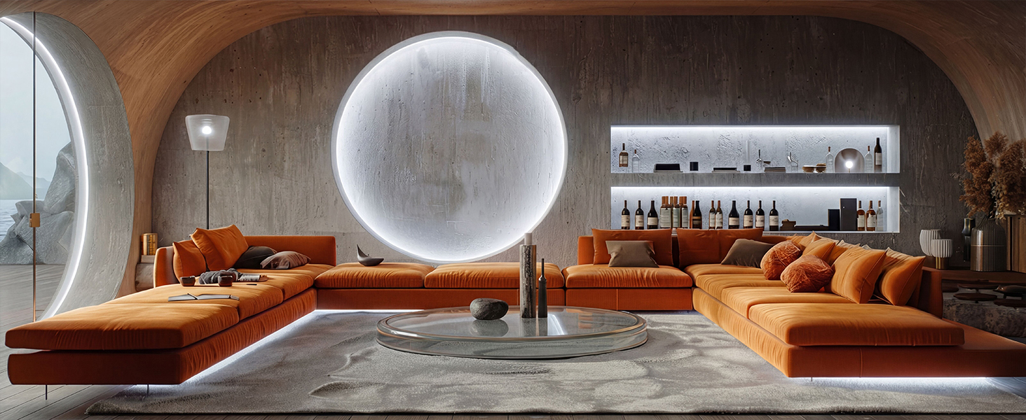 White Strip Light is used for art sand painting decoration and bookshelf lighting decoration