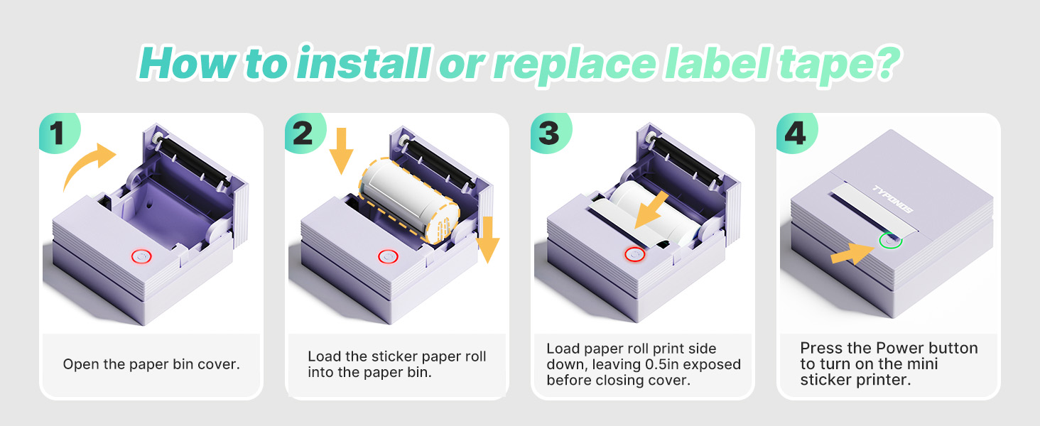 sticker printer mini printer sticker maker machine print pod sticker printer mini printer for iphone