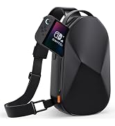 COOWPS Sling Bag for Nintendo Switch 2 (2025)/Steam Deck/PlayStation Portal, Stylish Portable Cro...