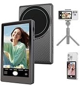 Wireless Vlog Selfie Monitor Screen: 4K 30fps Rear Camera Recording for Vlogging with iPhone Andr...