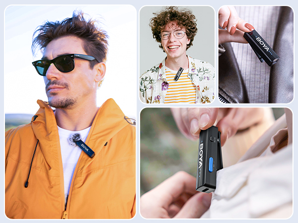 BOYALINK 2 Wireless Lavalier Microphone