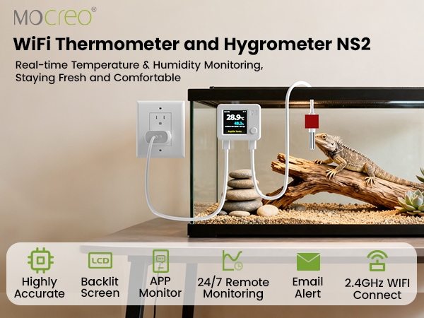 WiFi Thermometer and Hygrometer NS2