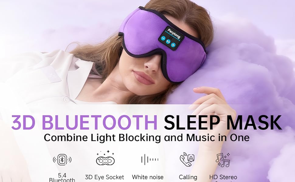sleep mask with Bluetooth headphones, Bluetooth sleep mask, sleep headphones