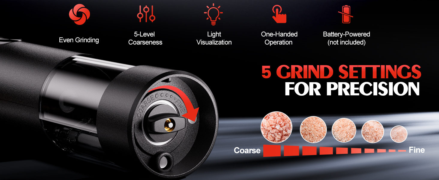 salt and pepper grinder set