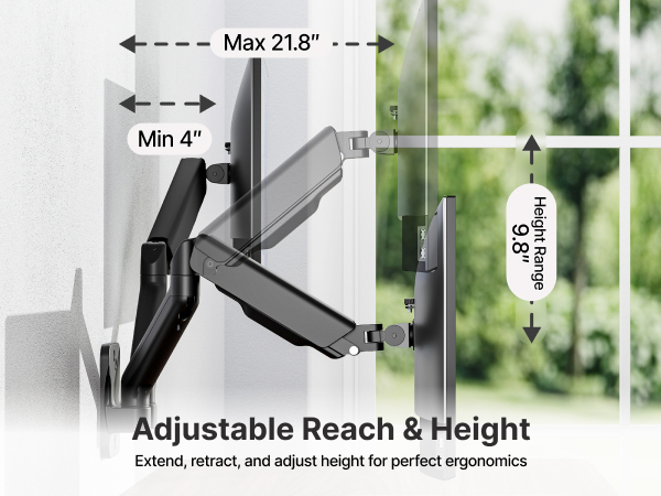 monitor arm wall mount