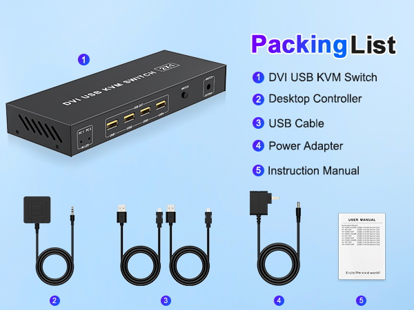 2 computer 2 monitor kvm switch