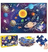 Jumbo Floor Puzzle for Kids, 48 Pieces Large Solar System Jigsaw Puzzles for Kids 3 4 5, Toddler ...