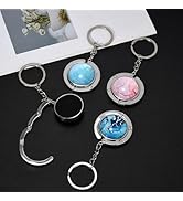 2 in1 Foldable Purse Hook and Keychain- Heavy Duty Portable Alloy Materials Bag Holder, Strength ...