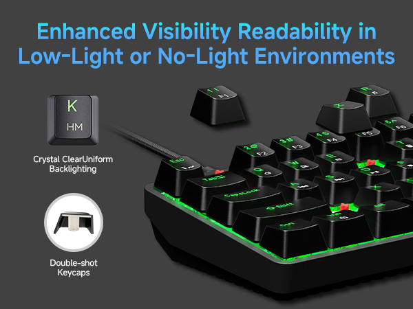 tmkb t61se double shot keycaps-black