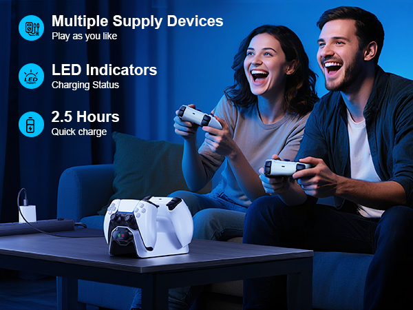 Controller Charging Station for PS5