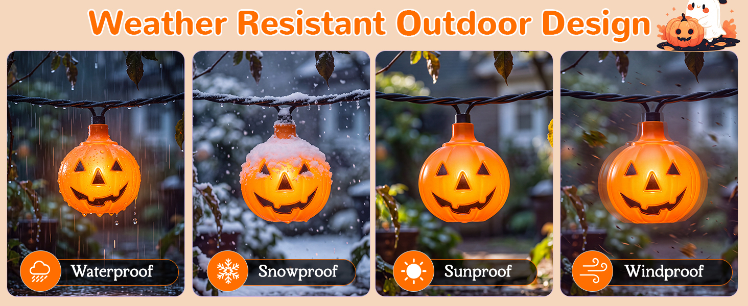 halloween window lights; pumpkin lights; halloween pumpkin string lights; Jack-O-Lantern Lights