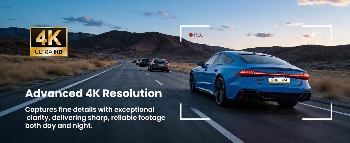 4K dash cam