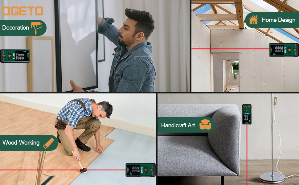 a collage of images showing a man installing a wall - mounted tv.