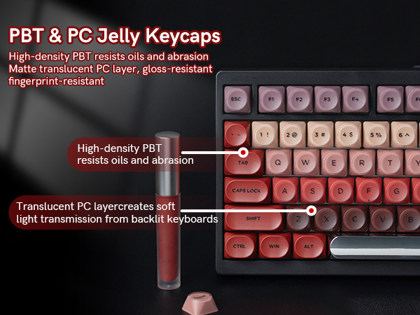 PBT &amp;amp; PC Jelly Keycaps