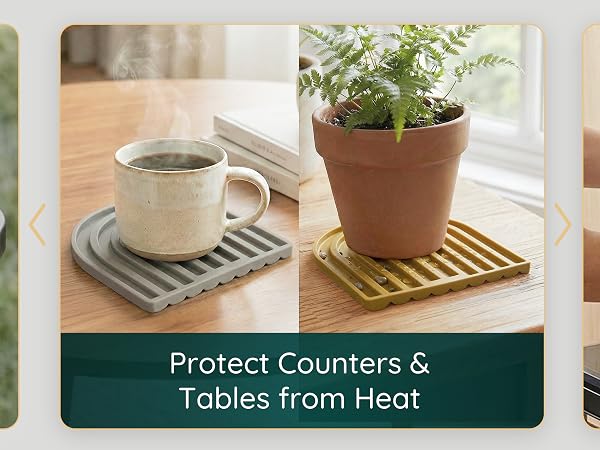 trivet silicone silicon trivet silicone pad heat resistant mat for hot pots pans kitchen