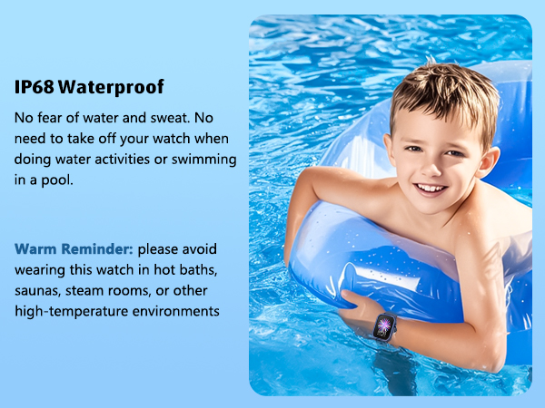 watch for kids with waterproof