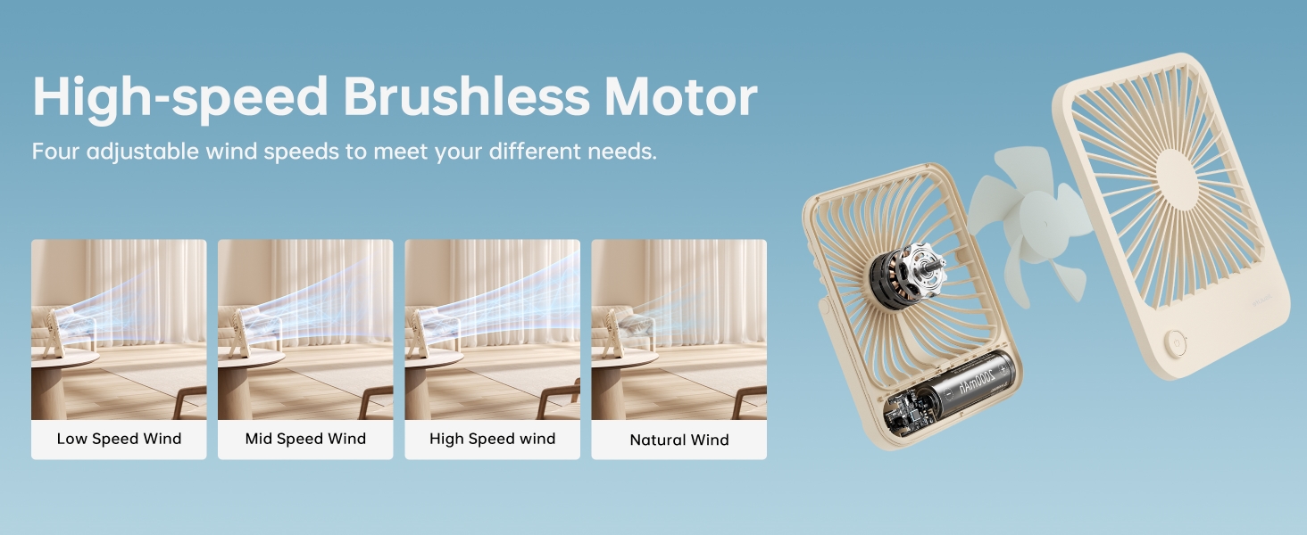 portable fan rechargeable