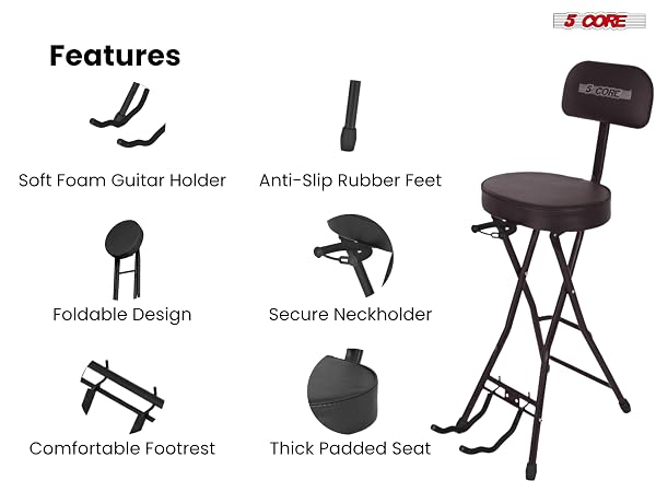 GSTOOL OVAL BLK REST