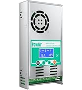 PowMr MPPT Charge Controller 60 amp 48V 36V 24V 12V Auto - Max 160VDC Input LCD Backlight Solar C...