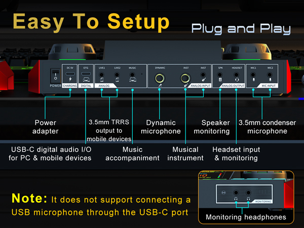 audio interface for PC