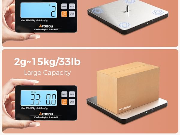 Atogou Upgraded Wireless Food Scale
