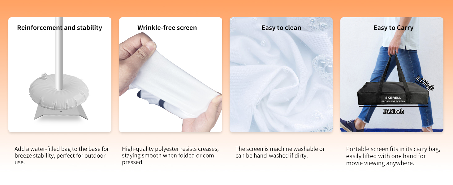 projector screen outdoor