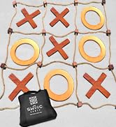 Premium Giant Tic Tac Toe Game Outdoor (All Weather) | 3ft x 3ft | Instant Setup, N...