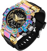 findtime Cool Designer Mens Watches Blue Large Face Mascul Relojes para Hombres Unique Electronic...