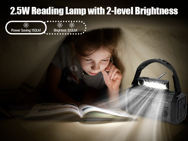 3 LED flashlight with Reading lamp