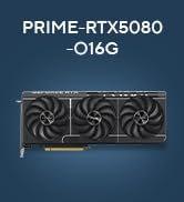 ASUS The SFF-Ready Prime GeForce RTX 5080 OC Edition 16GB GDDR7 Graphics Card (PCIe 5.0, 16GB G...