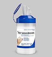 PDI Healthcare Sani-Hands Instant Hand Sanitizing Wipe, Hand Sanitizer, Hand Wipe Canister