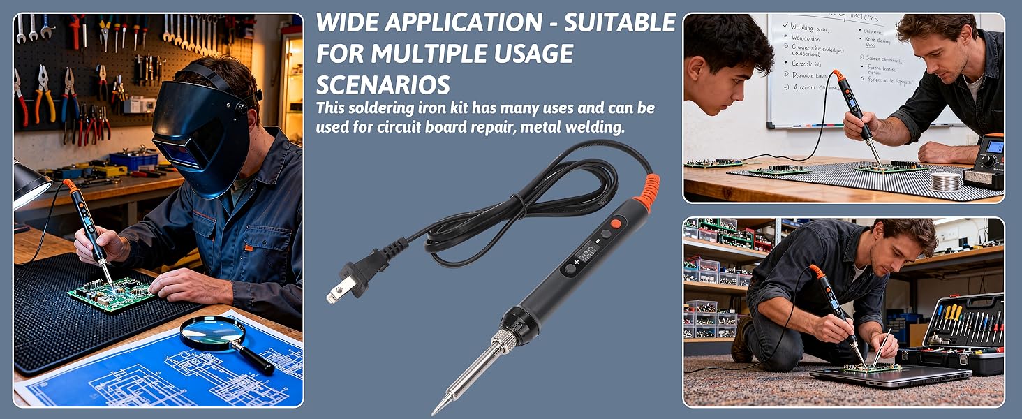 NORYEEBRAN 110V Soldering Iron Premium Kit
