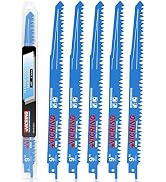 Wood Pruning Reciprocating Saw Blades 9 Inch Sawzall Blades for Trees High Carbon Steel Pruning B...