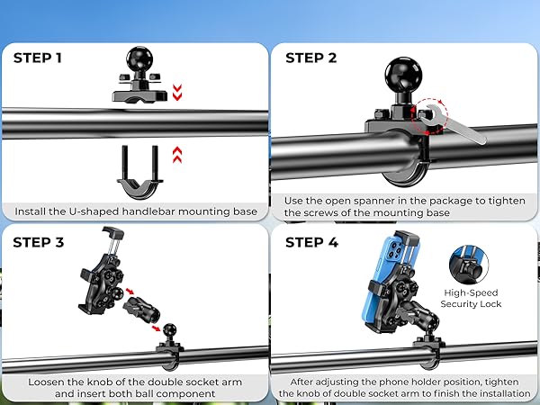 vazeswin motorcycle phone holder