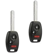 Key Fob fits 2005 2006 2007 2008 Honda Pilot Keyless Entry Remote (CWTWB1U545) with Instructions,...