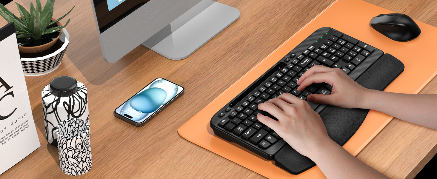 ergonomic keyboard mouse